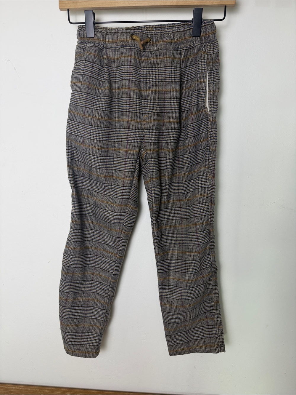 Zara boys plaid pants size 9